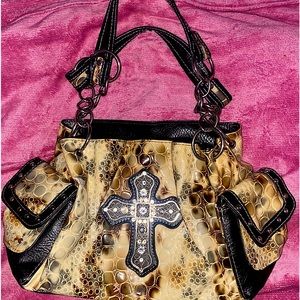 Y2K Cross Purse Blinged